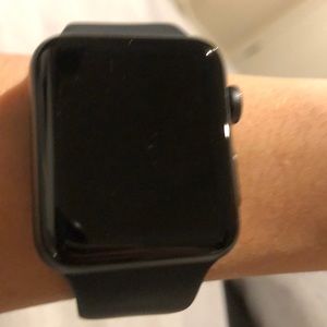 Apple Watch with cool things on the side